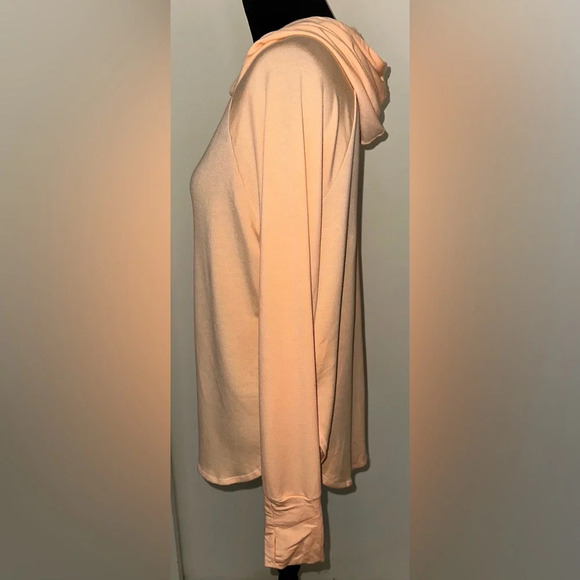 Athletic Works Women’s Athleisure Mock Neck Hoodie In Orange - Size M - Picture 3 of 6